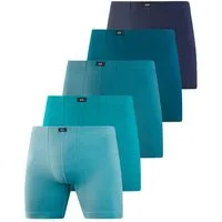 H.I.S Langer Boxer (Packung, 5-St) Boxershorts mit langem Bein, Logo am Bund