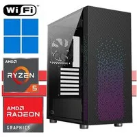 X-HARDWARE X-Entry Gaming Computer 5600G, 16GB RAM, 256GB SSD + bis zu 4TB HDD Gaming-PC (AMD Ryzen 5 5600G, AMD Radeon Graphics (iGPU), 16 GB RAM, 0 GB HDD, 256 GB SSD, Luftkühlung, Windows 11 Professional)