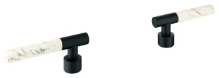 GROHE Hebelgriffe Atrio Private Collection 48458, White Attica Caesarstone phantom black, 48458KF0 48458KF0