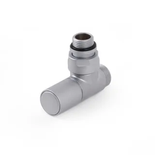 Terma Regel-Eckventil CYLINDER GZ 1/2"-GZ 24-19 , TGZRST006, Silber TGZRST006