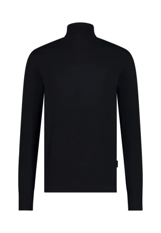 State of Art - Basis-Rollkragenpullover blau - Gr. - XL