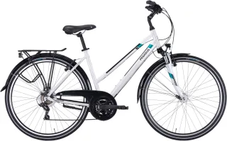 Fahrrad  - Pegasus Piazza 21 trapez weiß   - 60 cm