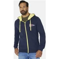 Jan Vanderstorm Kapuzensweatjacke JABBE mit Ärmelprint