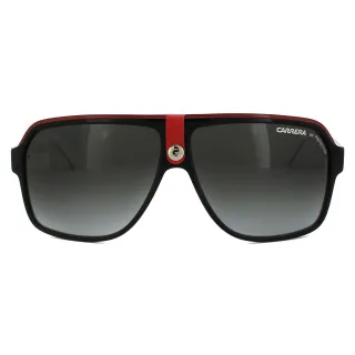 Carrera Aviator Mens Black & White Black Gradient Sunglasses