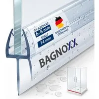Bagnoxx Duschdichtung, L: 100 cm, (Duschdichtung Schleiflippendichtung 100cm, 1-St), Schleiflippendichtung, doppelte Weichlippe