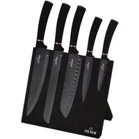 Zilner Messer-Set Wunderschönes klassisches Messerset, Magnetblock (Dieses hochwertige Messerset vereint Funktionalität, elegantes Design und präzise Schneidleistung – die perfekte Wahl für jede moderne Küche. Gleichzeitig ist es auch eine hervorrage