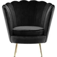 Kayoom Sessel Sofa Barbara 125, hochwertiger Velvet-Stoff mit samtweicher Haptik (1-St), Angesagtes 1-Sitzer-Sofa, Mini Sofa, Möbelfüße höhenverstellbar