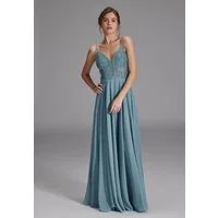 Hey Kyla Abendkleid - Abendkleid aus Materialmix Taillierter Schnitt mit ausgestelltem Rockteil