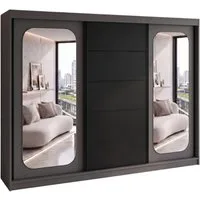 A&J MöbelLand GmbH Schiebetürenschrank BELANO – Moderner Kleiderschrank mit Schiebetüren (Die perfekte Kombination aus modernem Design, hoher Funktionalität und großzügigem Stauraum für Kleidung, Bettwäsche und Accessoires, erhältlich in verschiedene