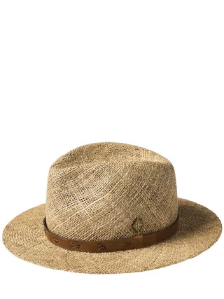 Diefenthal Herren Fedora 1940 Beige 100 % Stroh