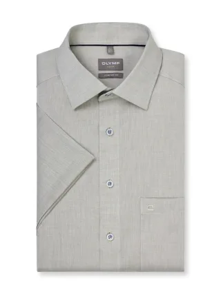 OLYMP - Comfort Fit: Businesshemd grün - Gr. - 43