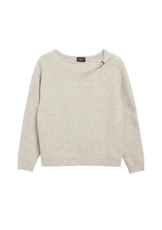 s.Oliver BLACK LABEL - Strickpullover beige - Gr. - 34