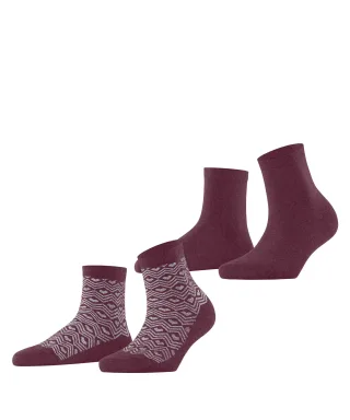 ESPRIT socks & tights - Esprit Heart Pattern 2-Pack Damen sortiment - Gr. - 36.5