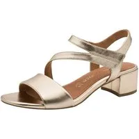 MARCO TOZZI FEEL, MT Soft Lining aus Leder Blockabsatz Sandalette FEEL