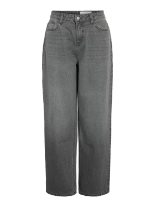 NOISY MAY - NMALEXA MW LOOSE JEANS AZ469MG NOOS Medium Grey Denim - Gr. - 34