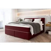 99rooms Boxspringbett Phönix (Schlafzimmerbett, Bett), mit Taschenfederkernmatratze und Topper, in Webstoff MALMO_NEW