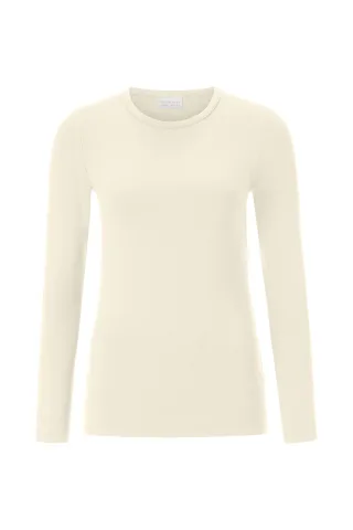 Rich & Royal - EV Slim Fit Longsleeve pearl white - Gr. - XS