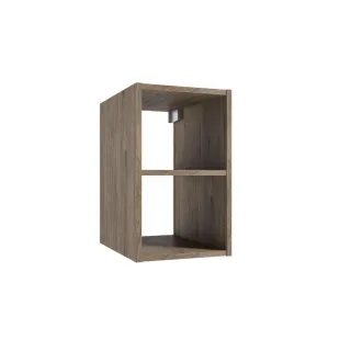 Neuesbad Serie 40 offenes Regal, B:300,H:500,T:430mm, Korpus/Front: Walnuss Rockford Holzdekor NB1DF001-A-030291
