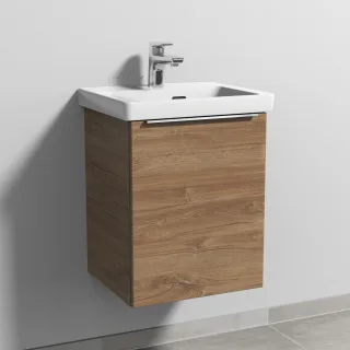 Sanipa 3way Waschtischunterbau zu Villeroy & Boch Subway 3.0 Waschtisch mit 1 Tür, Eiche-Kansas UM84359