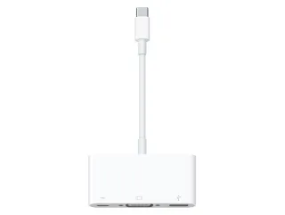 Apple USB-C VGA Multiport (auf USB-C/VGA/USB-A-Adapter) weiß