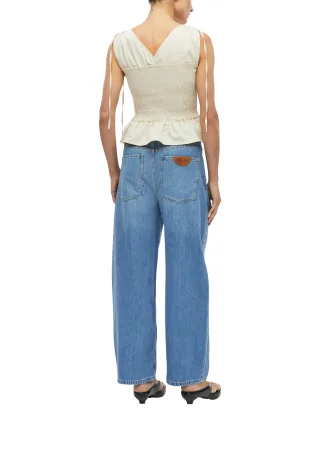 comma - Jeans-Hose blau - Gr. - 40