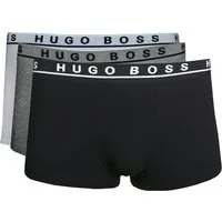 BOSS Boxershorts Cotton Stretch (Multi Pack, 3-St., 3er-Pack) Trunk Multi Pack Herren Unterhose Boxer kurzes Bein im 3er-Pack