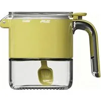 FELIXLEO Vorratsglas Gewürzdose mit Löffel und Deckel für Küche und Esstisch, (1-tlg)