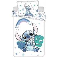 Disney Kinderbettwäsche Disney Lilo und Stitch Kinderbettwäsche 100x135 + 40x60 cm Baumwolle, Renforcé, 2 teilig