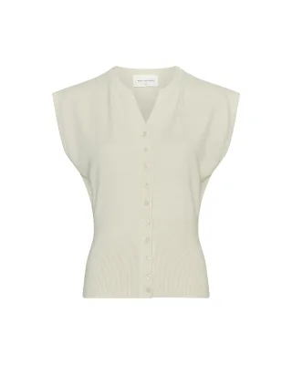 msch copenhagen - MSCHIsabis Vest oatmeal - Gr. - XL
