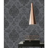 A.S. Création Vliestapete Memory, leicht strukturiert, Barock, gemustert, ornamental, Tapete Barock Tapeten Wohnzimmer Schlafzimmer Küche Flur Design Optik