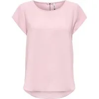 ONLY Kurzarmbluse ONLVIC – feminines Blusenshirt in lockerer Form Materialmix, regular fit