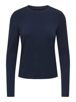 ONLY - ONLBAMBOO L/S O-NECK TOP JRS Night Sky - Gr. - M