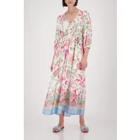 Monari Maxikleid Kleid Blumendruck allover Regular fit mit Blumenmuster