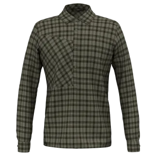 SALEWA - Fanes Flannel 5 Polarlite Hemd Herren - Grün (Gr.52)