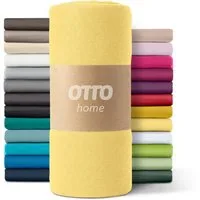 OTTO home Spannbettlaken PAPRIKA, Microfaser-Jersey, Gummizug: rundum, (1 Stück), Bettlaken Laken in zwei Qualitäten: Fleece & Jersey, schnelltrocknend