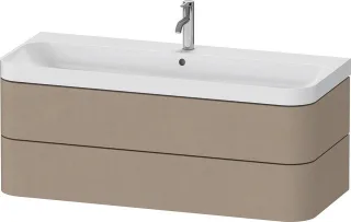 Duravit Happy D.2 Plus c-shaped Set wandhängend Leinen 1175x490x480 mm - HP4349O75750000 HP4349O75750000