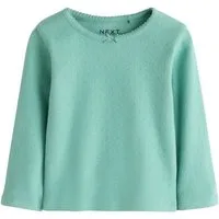 Next Langarmshirt Langärmeliges Pointelle-Shirt (1-tlg)