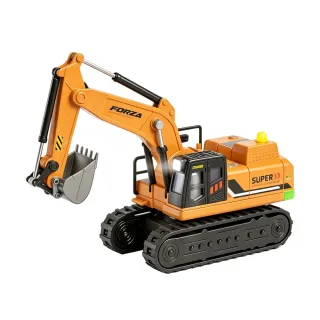WLtoys 6402 1/64 2.4G Mini RC Excavator 340° Rotation Alloy Bucket Colorful Tail Lights Desktop Portable Vehicles Models