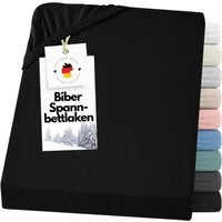 Carpe Sonno Spannbettlaken Biber Flanell Warm Winter Laken 90x200 100x200 140x200 180x200 200x200, Biber, Gummizug: rundum, (1 Stück), MADE IN GERMANY - Extra warm & kuschelig - Bügelfrei