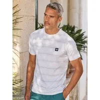 LERROS T-Shirt T-Shirt in Piquéqualität mit dezenten Querstreifen