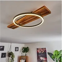 hofstein Deckenleuchte Holz LED Decken Lampen Flur Leuchten Ess Wohn Schlaf Zimmer