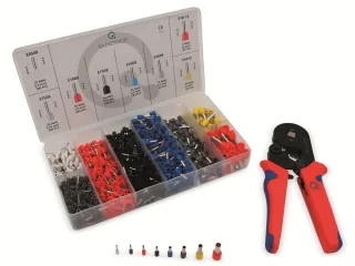 QUADRIOS Aderendhülsen-Set mit Crimpzange, 2005CA001, 440 V