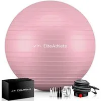 EliteAthlete Gymnastikball Gymnastikball Sitzball Büro ergonomisch - Fitness Yoga Schwangerschaft