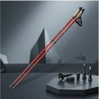 Melko Nordic-Walking-Stöcke Wanderstöcke Nordic Walking Teleskop Stöcke Antischock Aluminium (Stück, Premium Qualität), Teleskopstock
