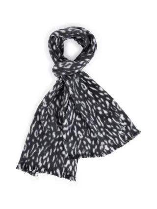 Marc Cain Sports - Schal aus Schurwolle black and white - Gr. - OS