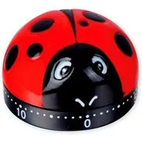 TimeTEX Intervall-Timer Zeitdauer-Uhr "Marienkäfer", 60 Minuten