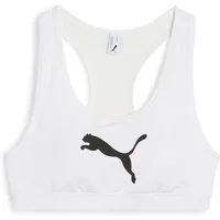 PUMA Sport-BH 4KEEPS BRA - P - MID mit mittlerem Halt, Racerback-Design, mit atmungsaktivem Mesh