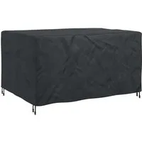 vidaXL Gartenmöbel-Schutzhülle Möbelbezug Uni Schwarz 180 x 150 x 85 cm 210D (1-St)