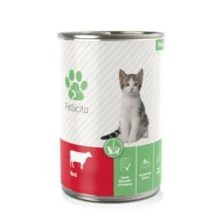 Fellicita Rind pur für Kitten 6x 400g