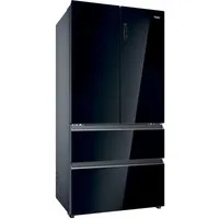 Haier Kühl-/Gefrierkombination French Door 90 HFR79F19DFGB, 190 cm hoch, 90,5 cm breit, Integrierter Eiswürfelspender mit Wassertank